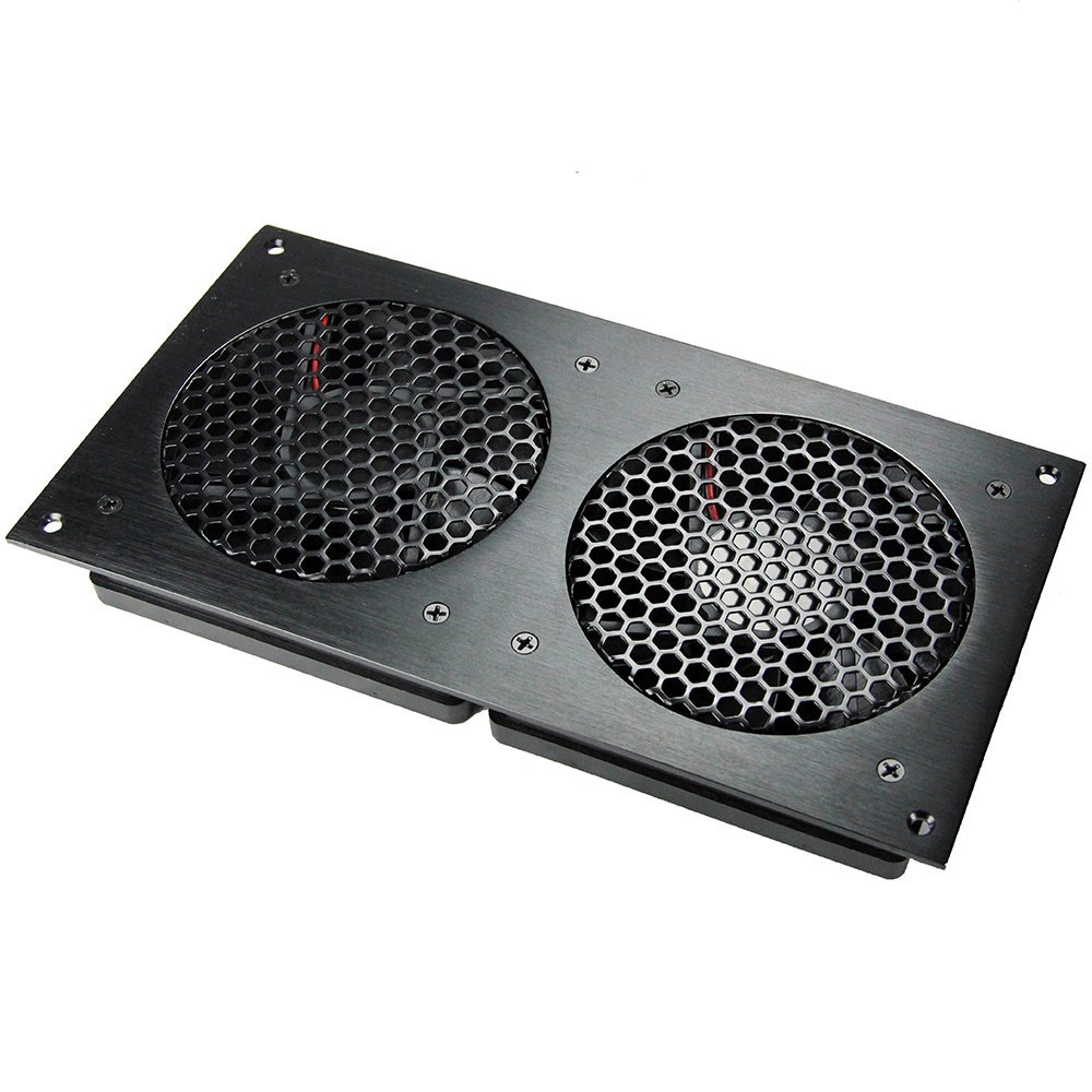 AC Infinity AI-CFD120BA Dual 120 Quiet Cabinet Fan, Black