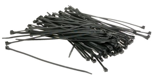 GB Electrical 8-Inch UVB Cable Ties, Black, 100-Pack #46-308UVB